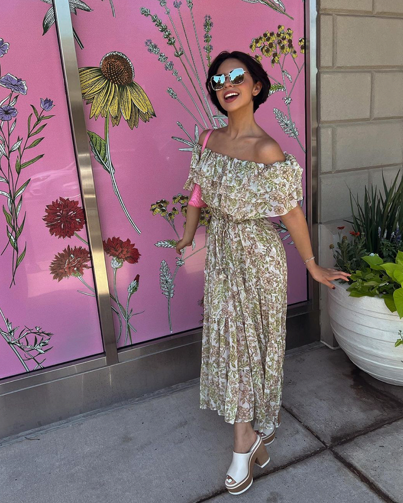 angela aguilar dress designer ngela Aguilar and Rachel Zegler use the same dress bold white dress to celebrate Latin Heritage