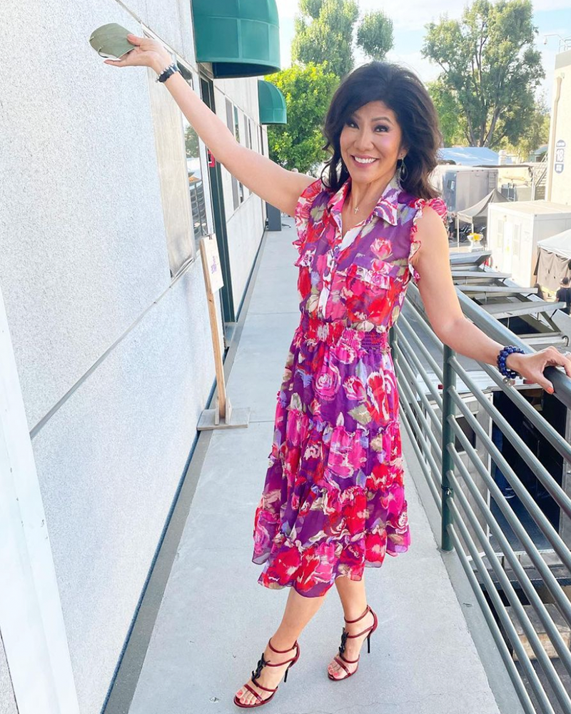 julie chen purple dress Julie Chen Pictures and Photos