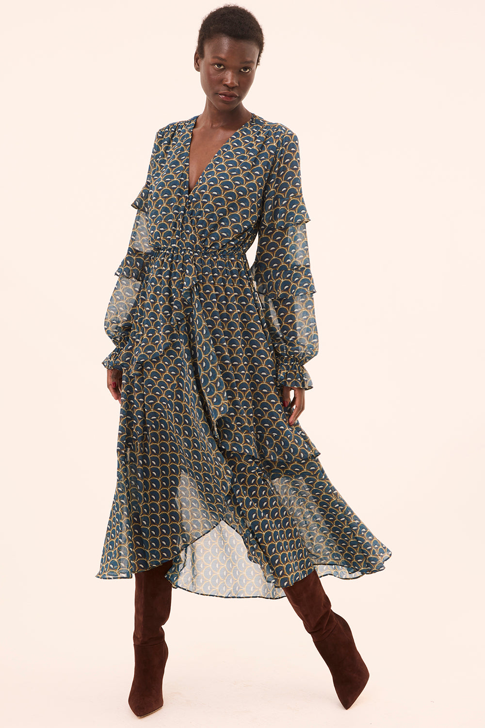 DELORA DRESS | MISA Los Angeles | XXS | Chiffon DELORA DRESS | MISA Los Angeles | XXS | Chiffon