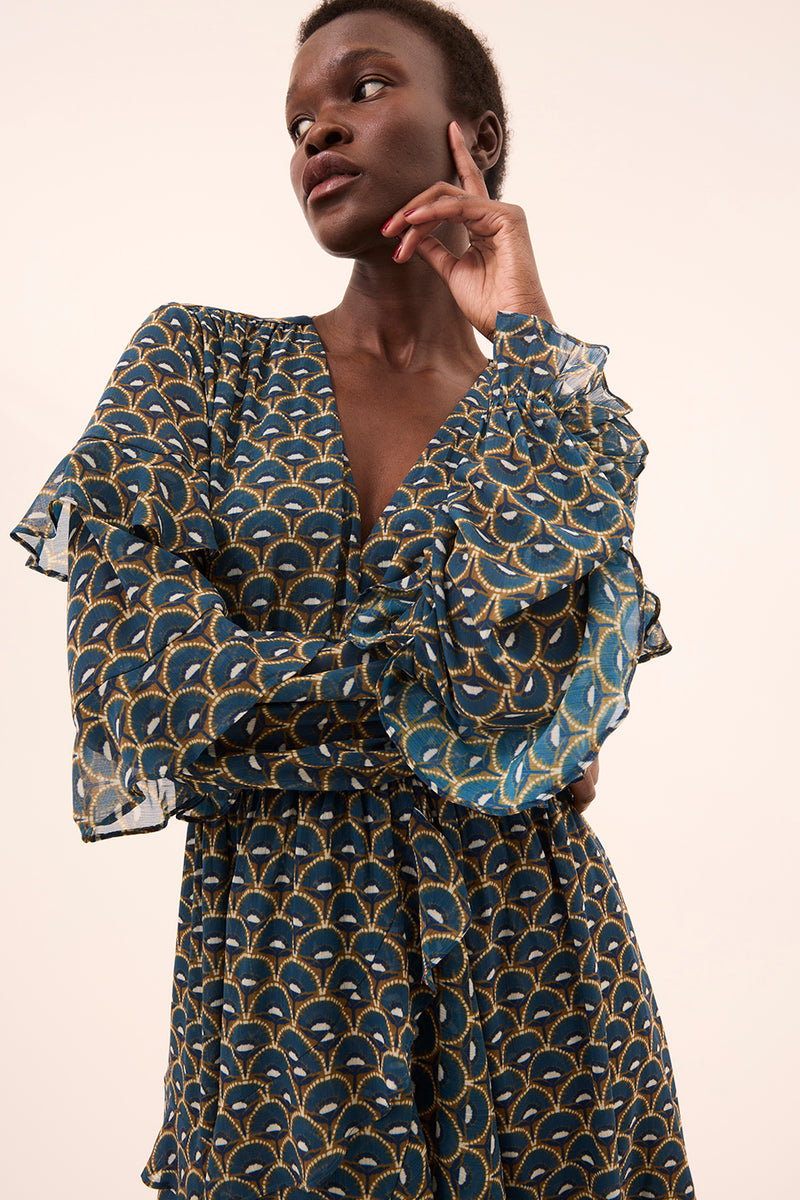 DELORA DRESS | MISA Los Angeles | Chiffon DELORA DRESS | MISA Los Angeles | Chiffon