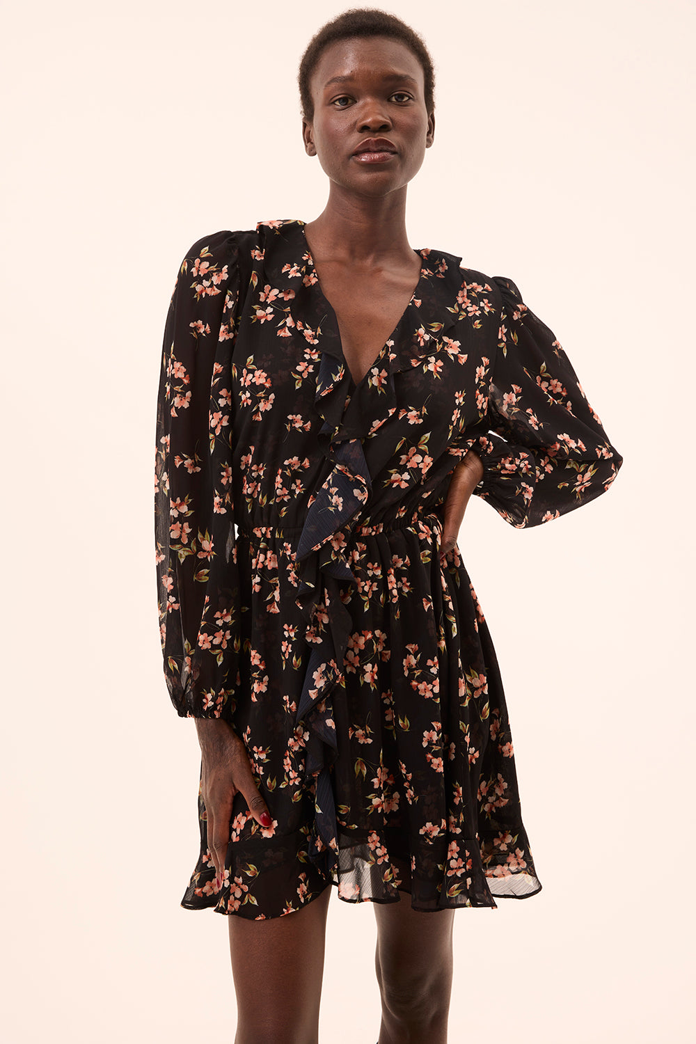 IRIS DRESS | MISA Los Angeles | XXS in Black