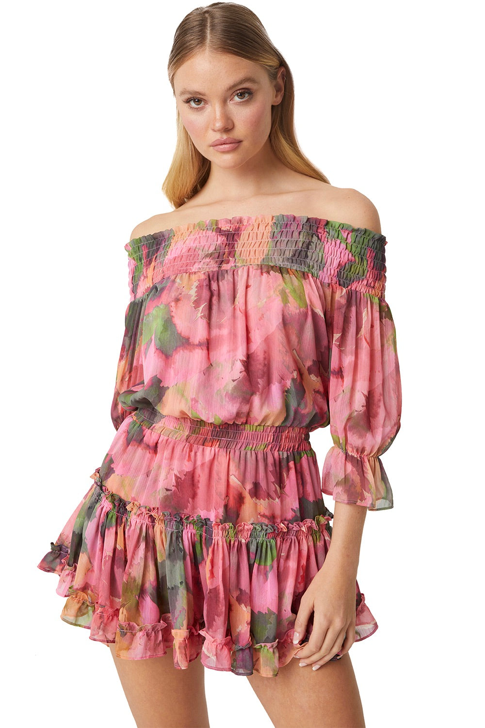 Misa off the shoulder dress hotsell