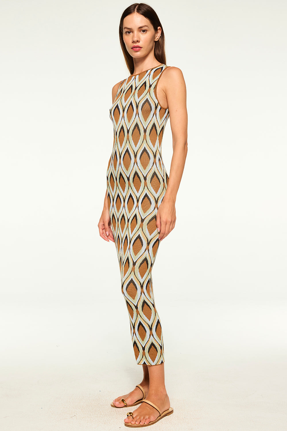 未使用 美品 カスタネ Bell sleeve color dress 1 NAKIA DRESS - MISA Los Angeles