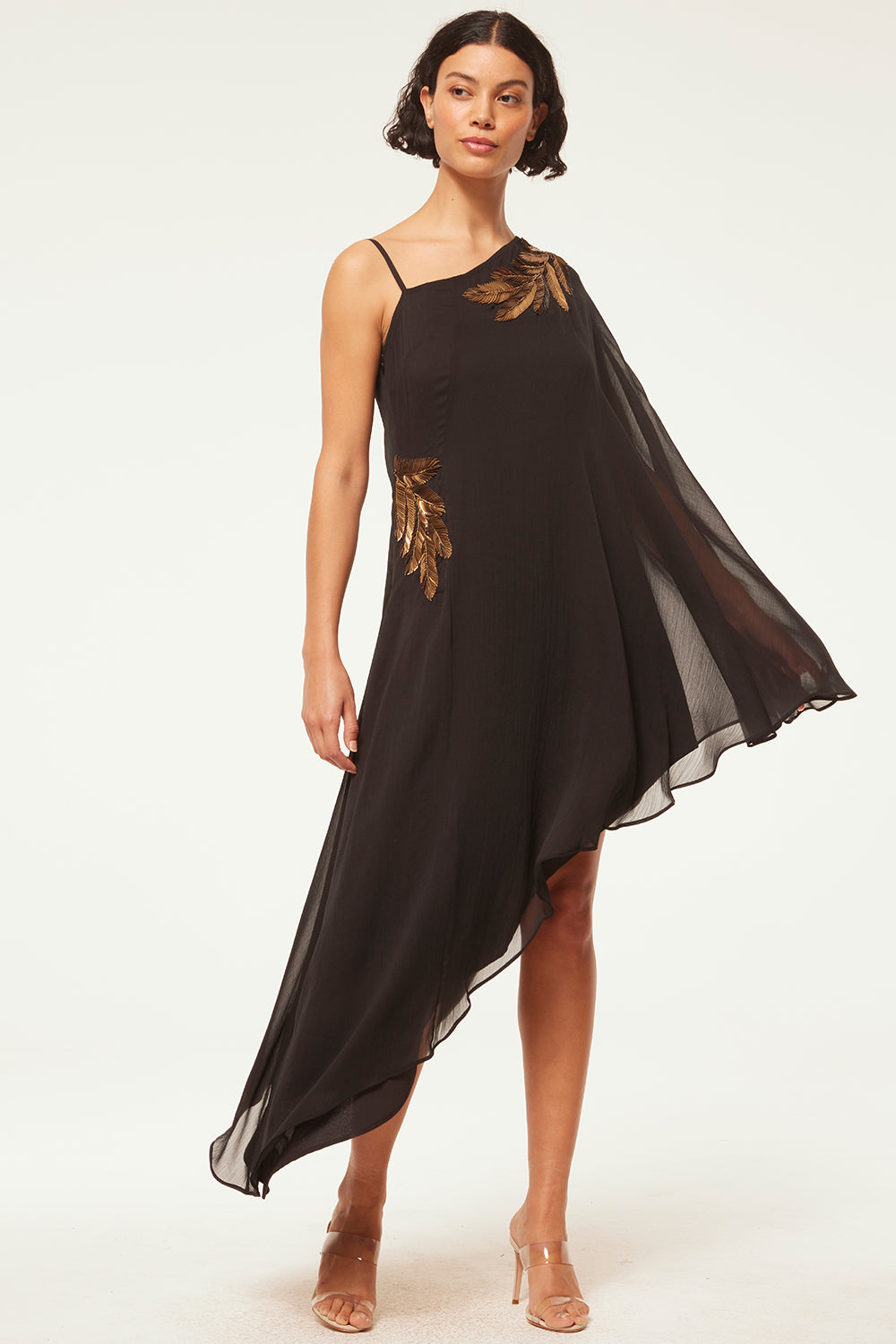 misa los angeles one shoulder dress Zelma Dress