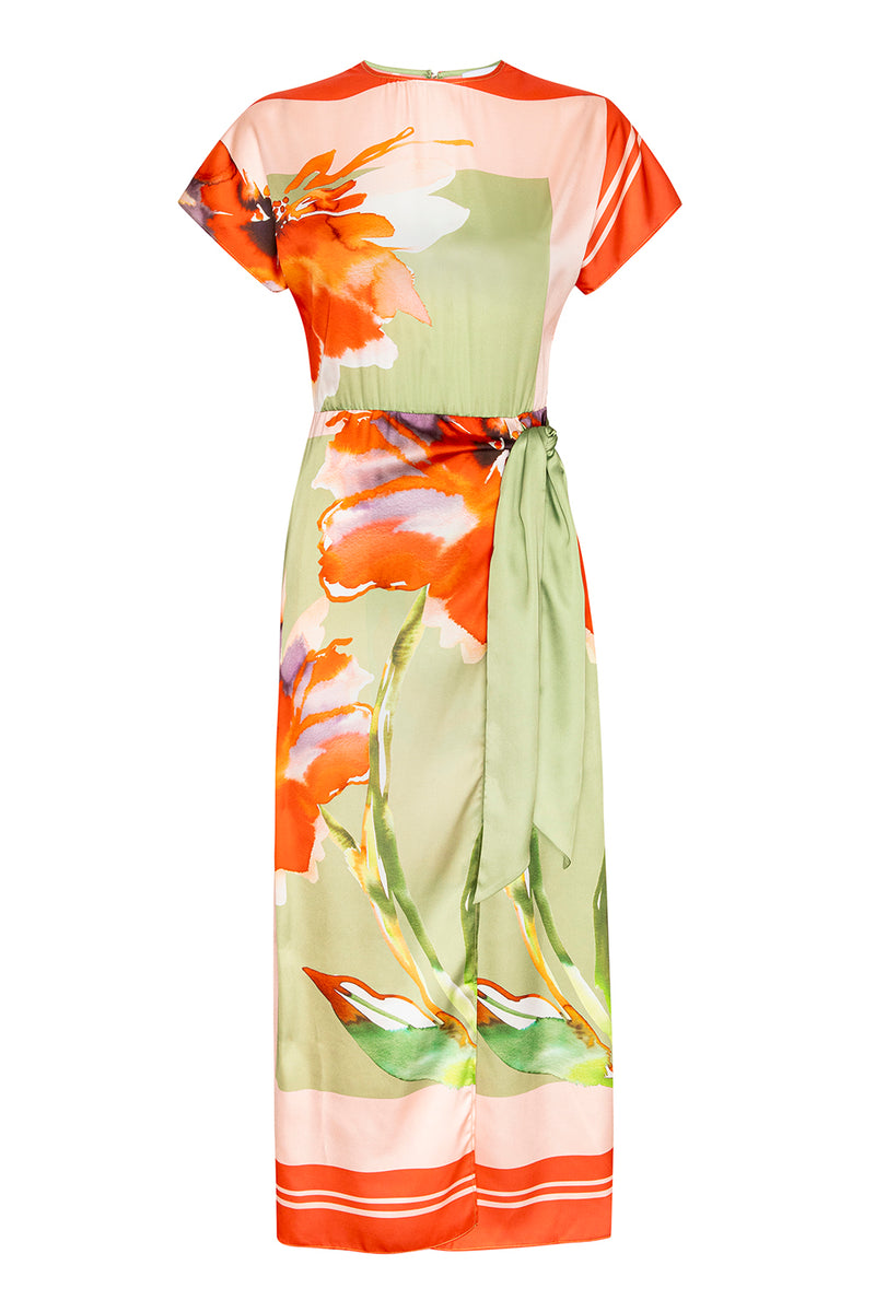 devora silk dress Reformation Devora 100% Silk Dress in Lago