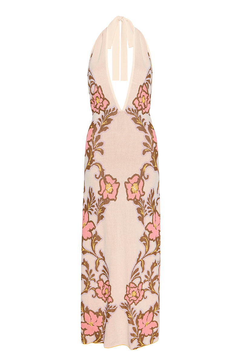 plumeria halter dress Toad&Co Plumeria Halter Sleeveless Dress Women's Dress Boysenberry : MD