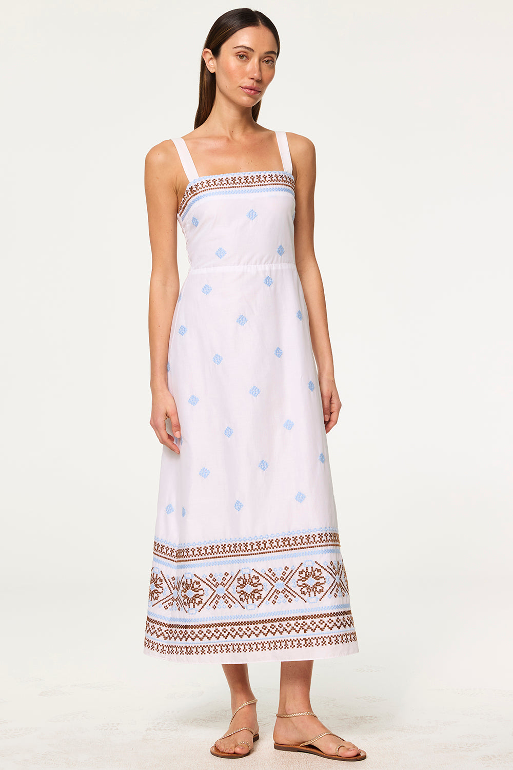 ワンピース ANDMARY Aria flower set long dres ANDMARY】Aria flower