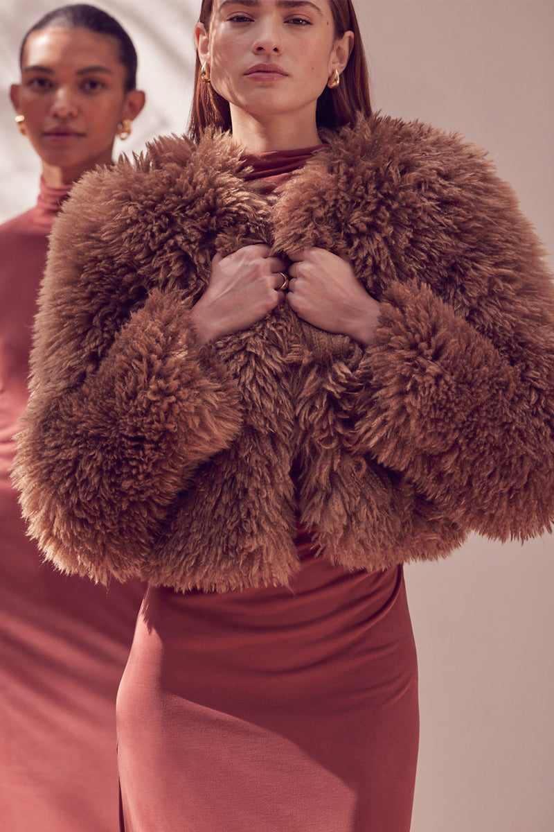 JORDYN FAUX FUR JACKET MISA Los Angeles