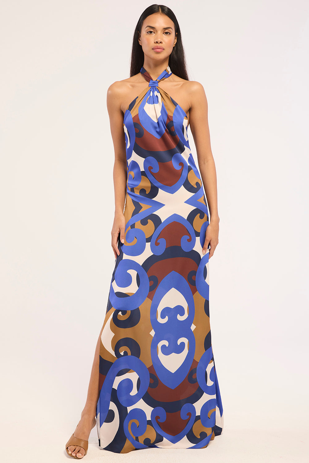 misa los angeles dress Morrison | Orange/Floral | Size M MISA Los Angeles Dresses