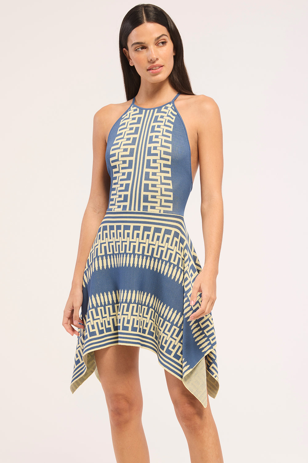 Aegean Geometry Blue / XXS