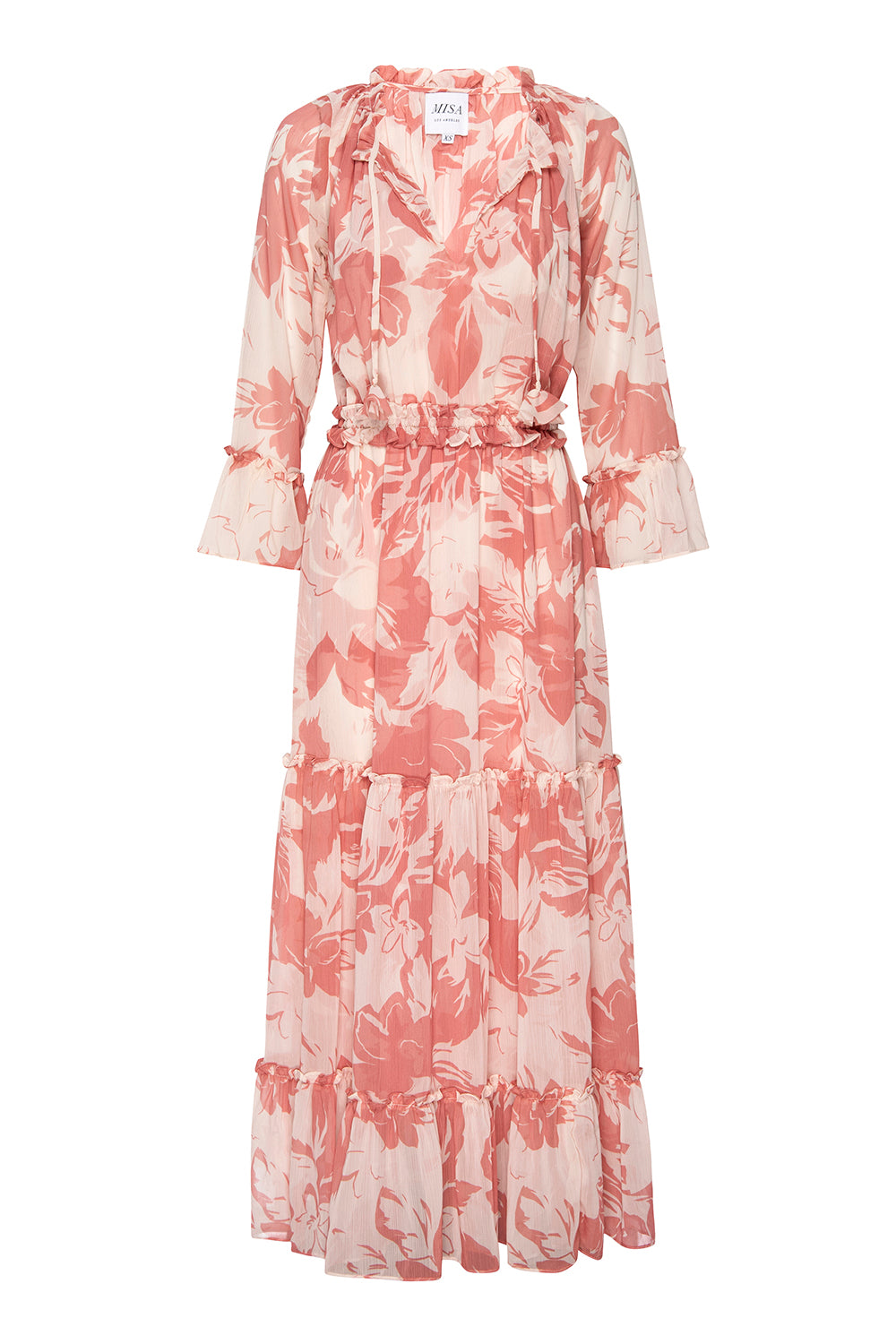ワンピース Fiola la Flore girly rose melody dress Swing Dress in Anemone Pink for Women | La DoubleJ US