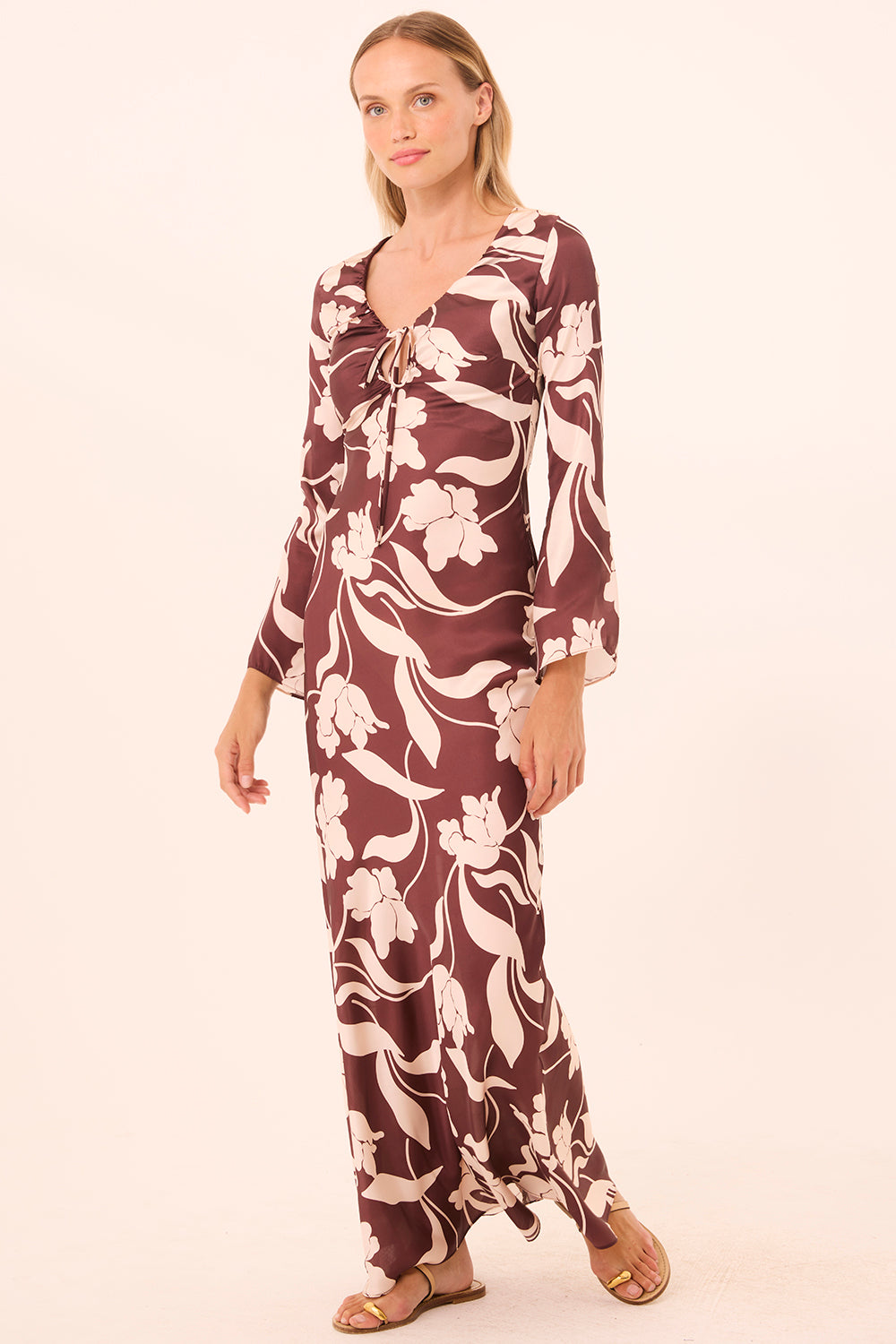 misa long sleeve dress Misa Jayde Dress Small / Plumeria Wave Knit