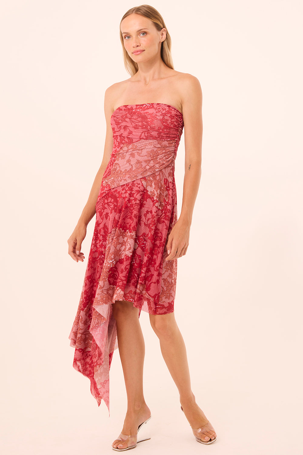 open lace back dress MISA Los Angeles Front Twist Dress- Size S (see notes) – The Saved  Collection