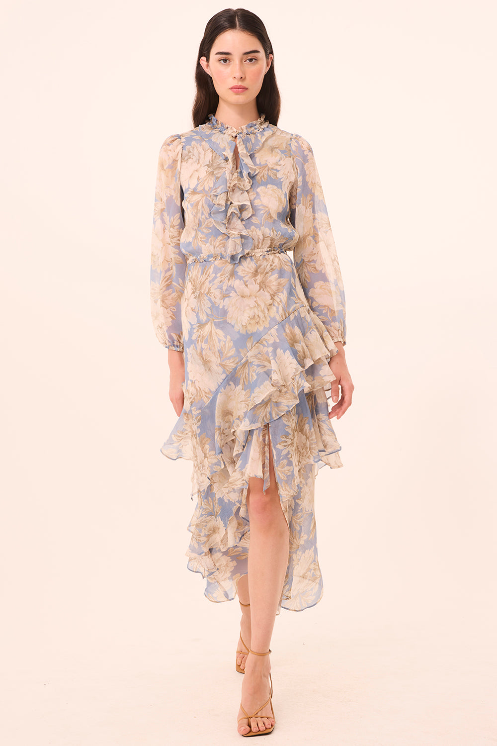 vesper midi dress Peony Blossom / XXS