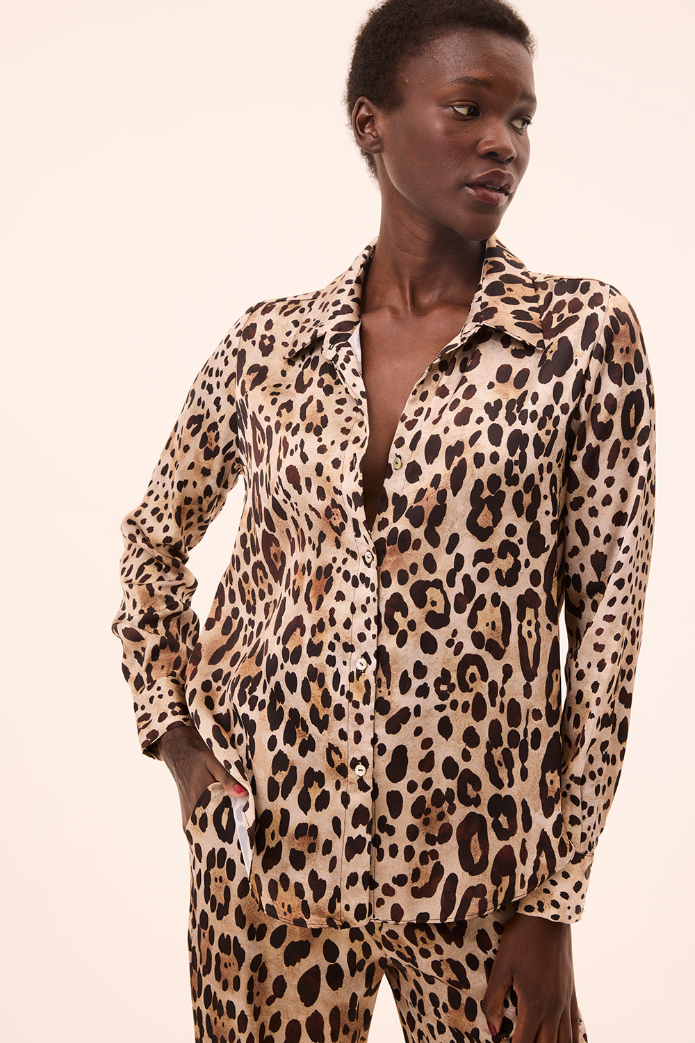 SLY BLURRING LEOPARD CUT トップス M/BLK7 スライ SLY BLURRING LEOPARD CUT トップス M/BLK7 -ファッション通販