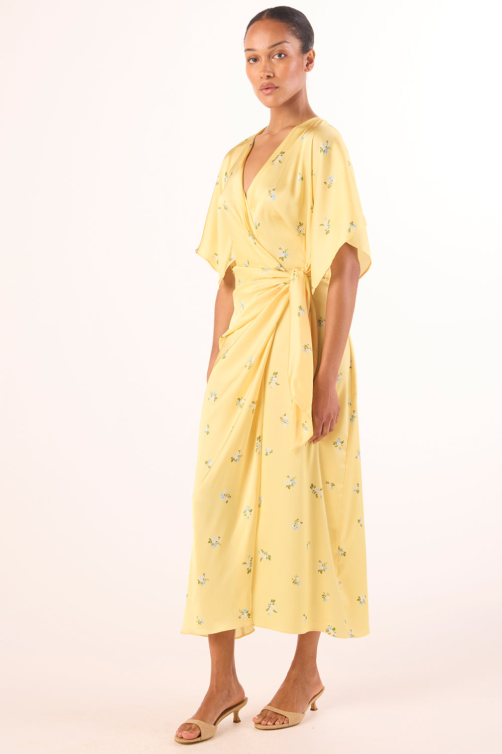 Spaced Ditsy Yellow / XXS