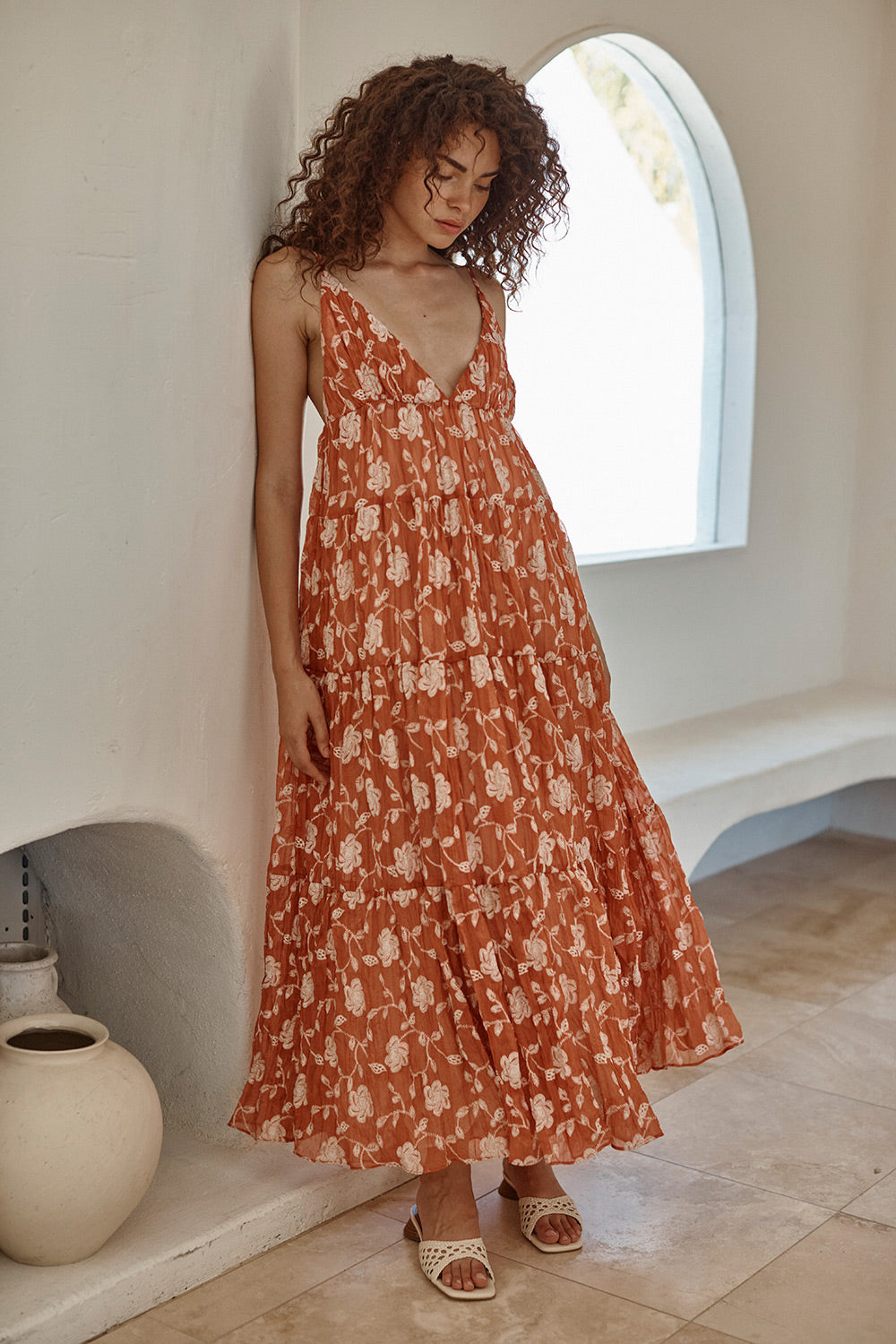princess polly baby blue dress Burnt Orange Bridesmaid Dresses for Every Style main image 1