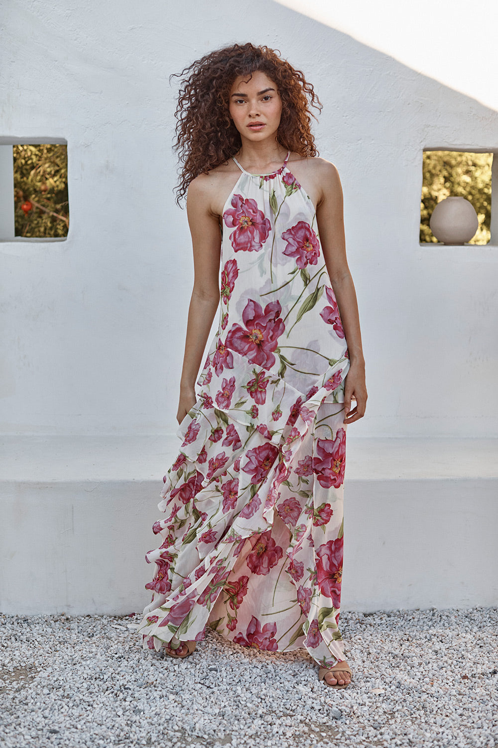 chinese dress ladies Astr The Label Calantha Dress in Wine main image 1