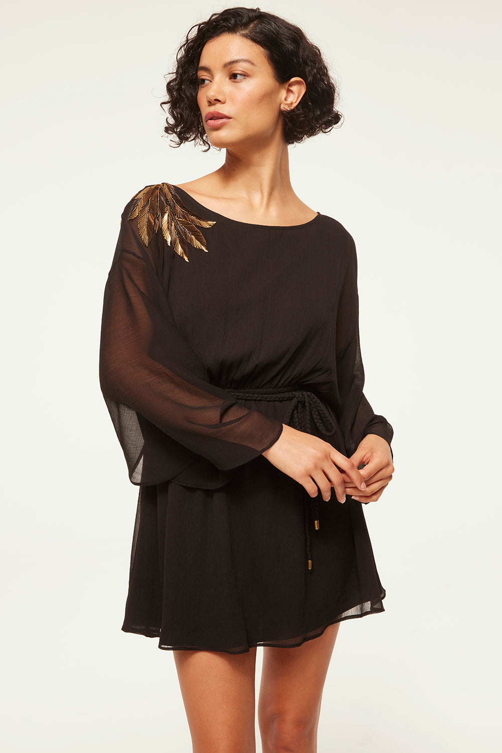 Katana Dress | Misa Los Angeles in Black