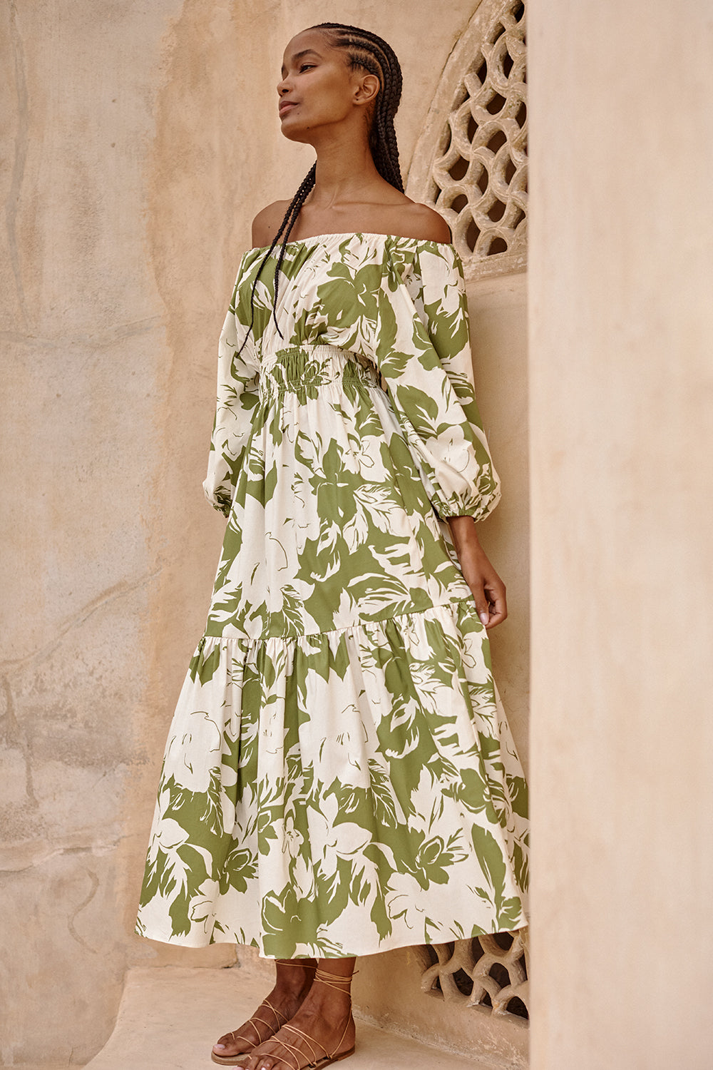 green goddess dress YASENIA DRESS
