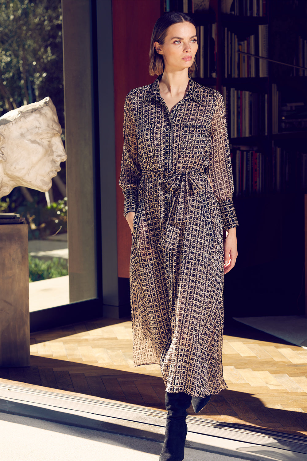 Ines floral tunic dress hotsell