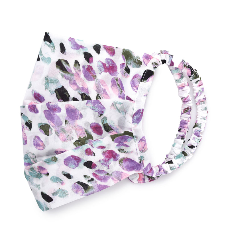 3-PACK SCRUNCHIE FACE MASKS - GREEN PRINT COMBO - MISA Los Angeles