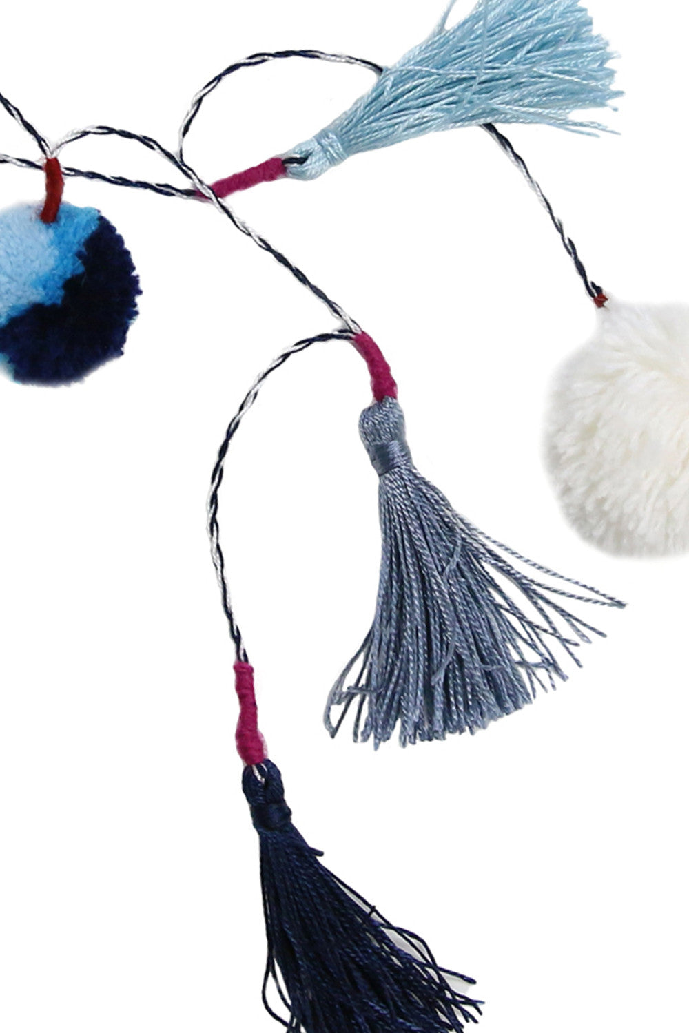 Leandra 'Sea' Pompom/Tassle Lariat - Misa Los Angeles - 2