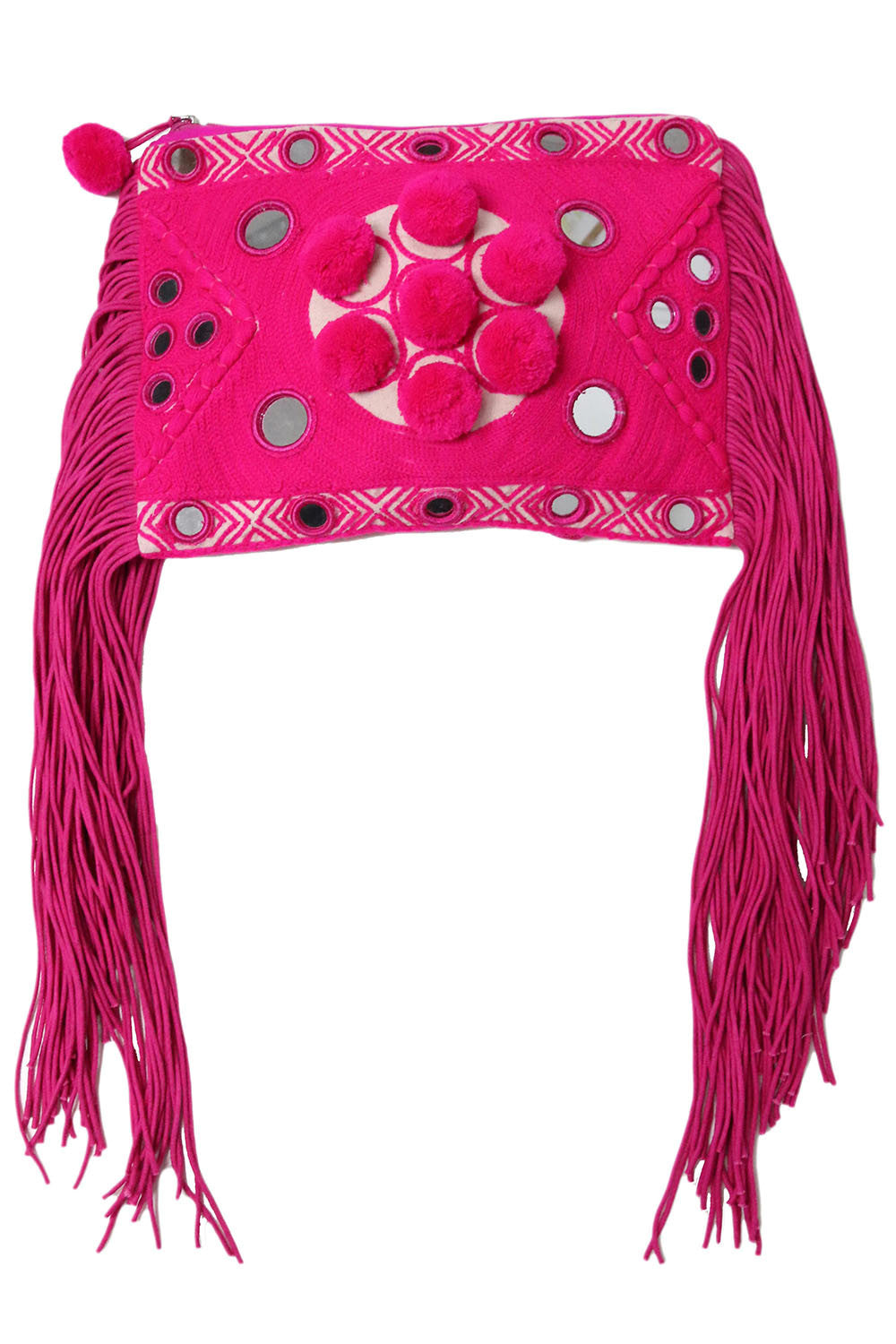 Paraga Fuchsia Clutch - MISA Los Angeles